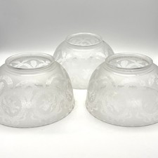 Antique Victorian Lions Head Frosted Glass Lamp Light Shade 3 Available Antique Victorian Lions Head Frosted Glass Lamp Light Shade 3 Available