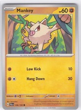 2023 Mankey Common SV02: Paldea Evolved 106/193 NM Normal LP-NM