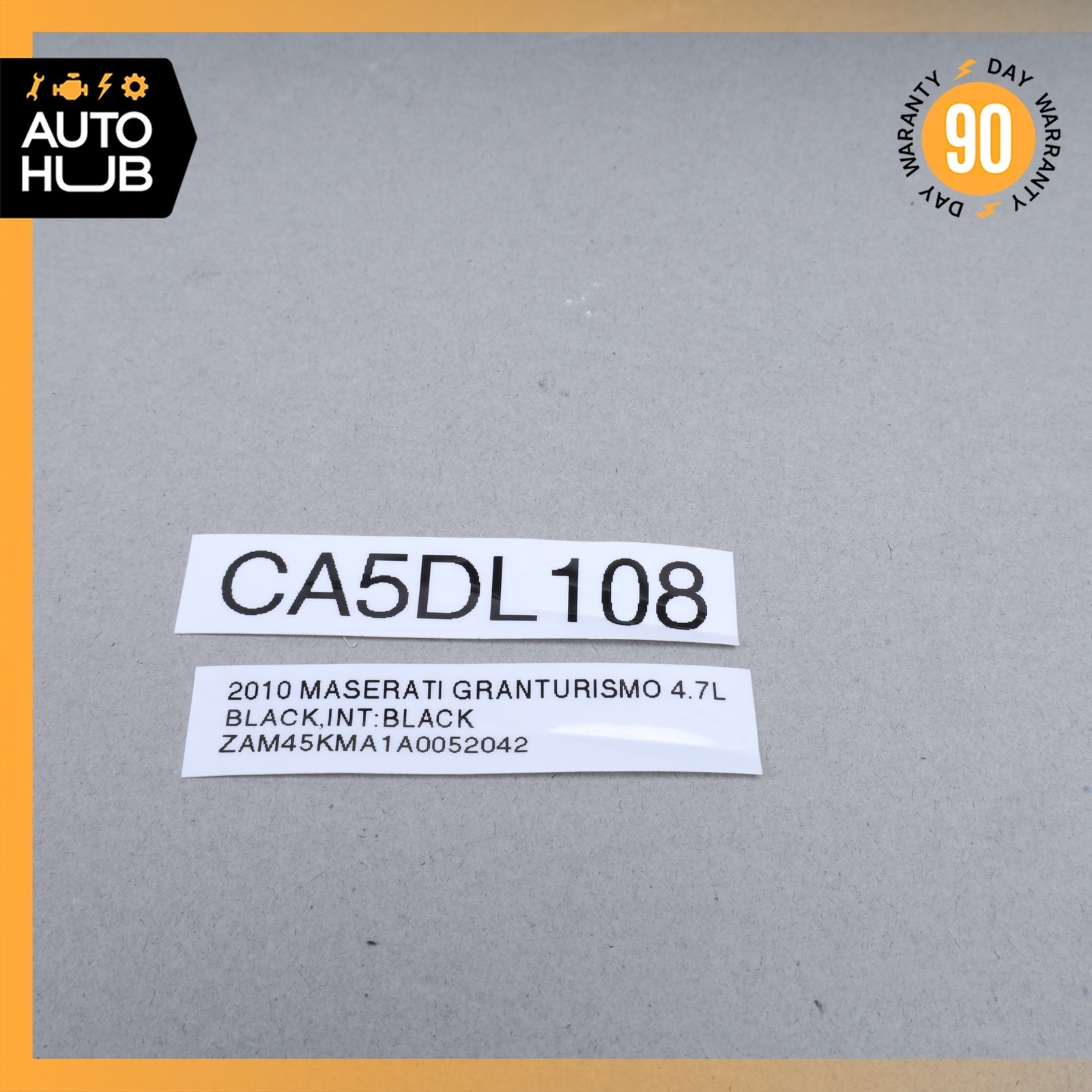 08-19 Maserati GranTurismo M145 Door Sound Speaker 50500509 OEM