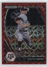 2021 Panini Prizm Draft Picks Red Velocity Prizm Dustin Saenz #PDP112 11ur