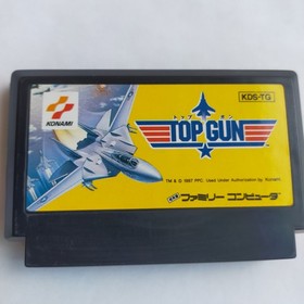 Top Gun Konami pre-owned Nintendo Famicom NES Tested