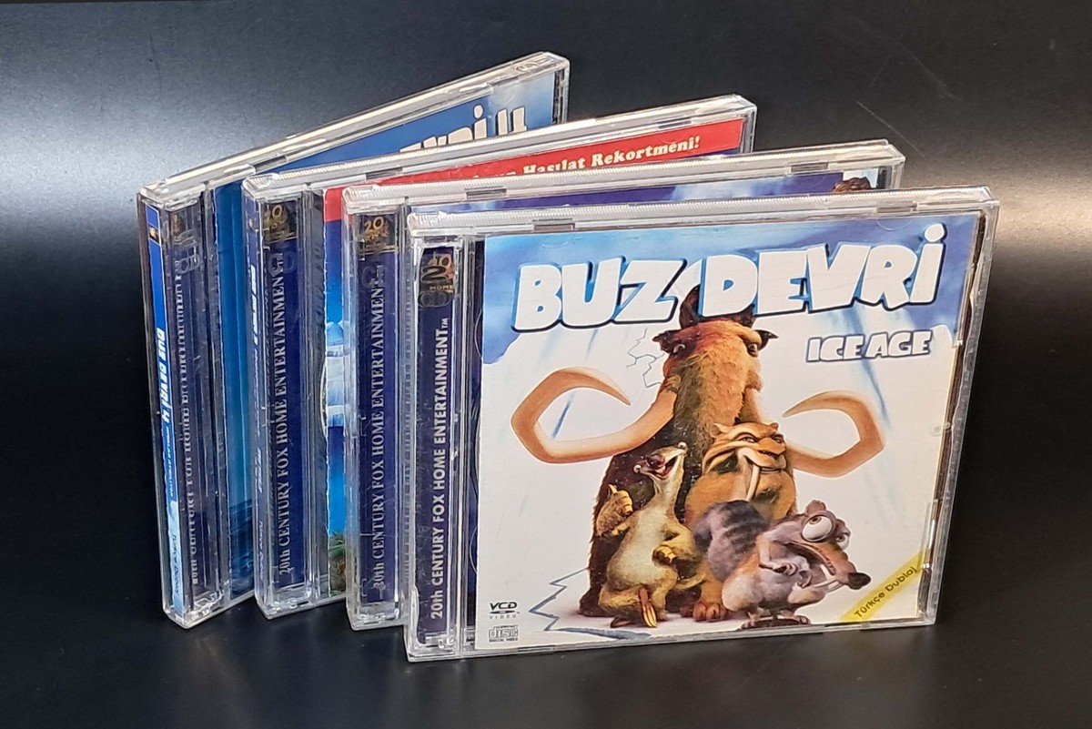 VCD Ice Age Movies Turkish DUB Video CD Set Lot Of 4 | eBay
