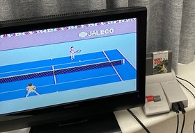 NES ~ RACKET ATTACK ~ Tennis Nintendo Game NES-RE-AUS Game Cart Only Pal A