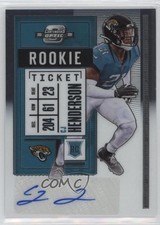 2020 Panini Contenders Optic Rookie Ticket Auto CJ Henderson #144 Auto 0zg6