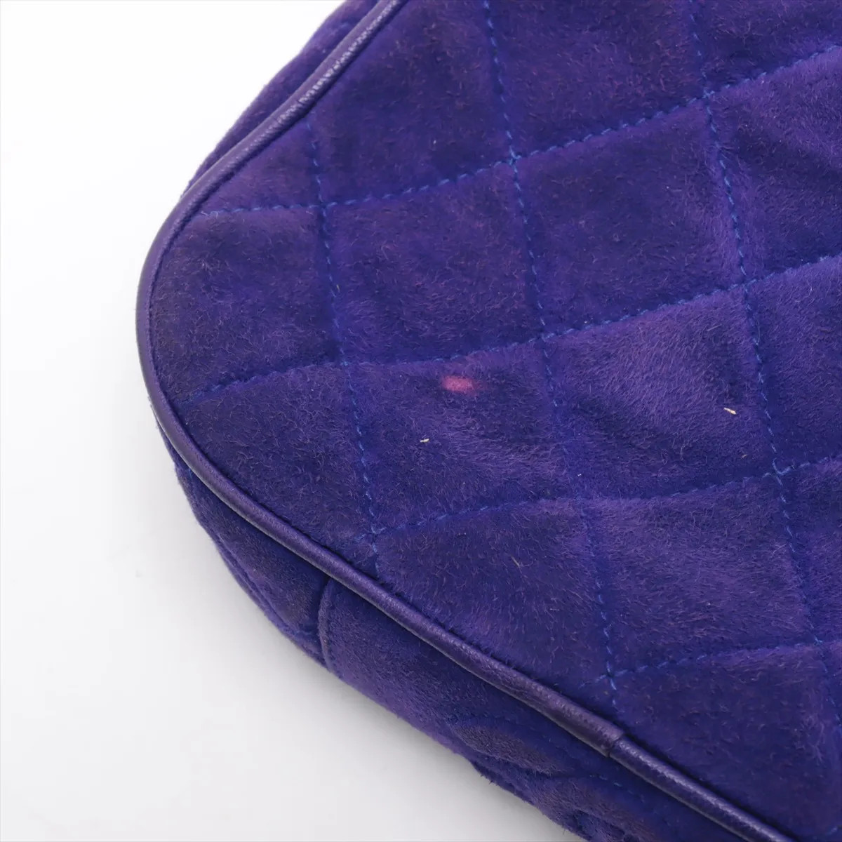 Chanel Matelasse Suede Chain handbag Purple Gold Metal Fittings 1XXXXXX thumbnail 11