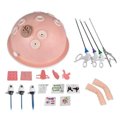 Laparoscopic Surgery Simulator Portable Train Box with Interchangeable Modules