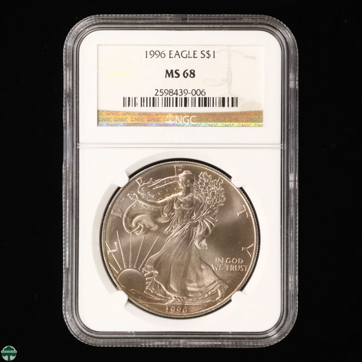 American Eagle MS 68 Graded 1996 Silver Bullion Coins for sale | eBay