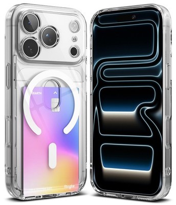 For iPhone 17 Pro | Ringke [Fusion Card Magnetic] Clear Card Wallet MagSafe Case
