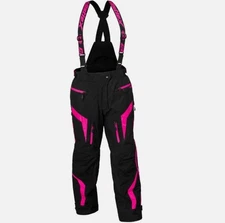Castle X Fuel G8 Women's Snowmobile Pants - Pink Glo/Black
