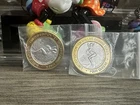 FOUR QUEENS Casino $10 Token .999 HSP Fine Silver 🔥Selena goddess of the moon