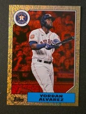 2022 Topps Archives Red Hot Foil /50 Sp Yordan Alvarez Astros #298