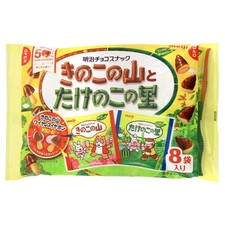 Meiji Kinoko & Takenoko Chocolate Assortment Japanese Snack 92g - 3/5/10 packs