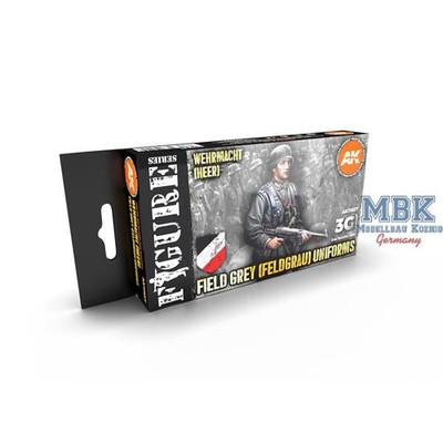 AK Interactive S.L. AK-11627 FIELD GREY (FELDGRAU) UNIFORMS (3rd Generation)