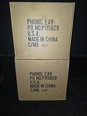2 full/unopened cases Phonic Ear Star Sound headsets NEVER USED!!! 40 total