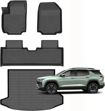 Floor Mats & Cargo Liner Set for 2025–2026 Chevy Equinox GMC Terrain TPE Black