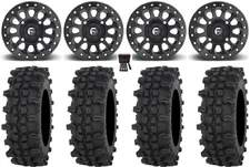 Fuel Vector Beadlock 15" Wheels 32" ACP Tires Can-Am Maverick X3