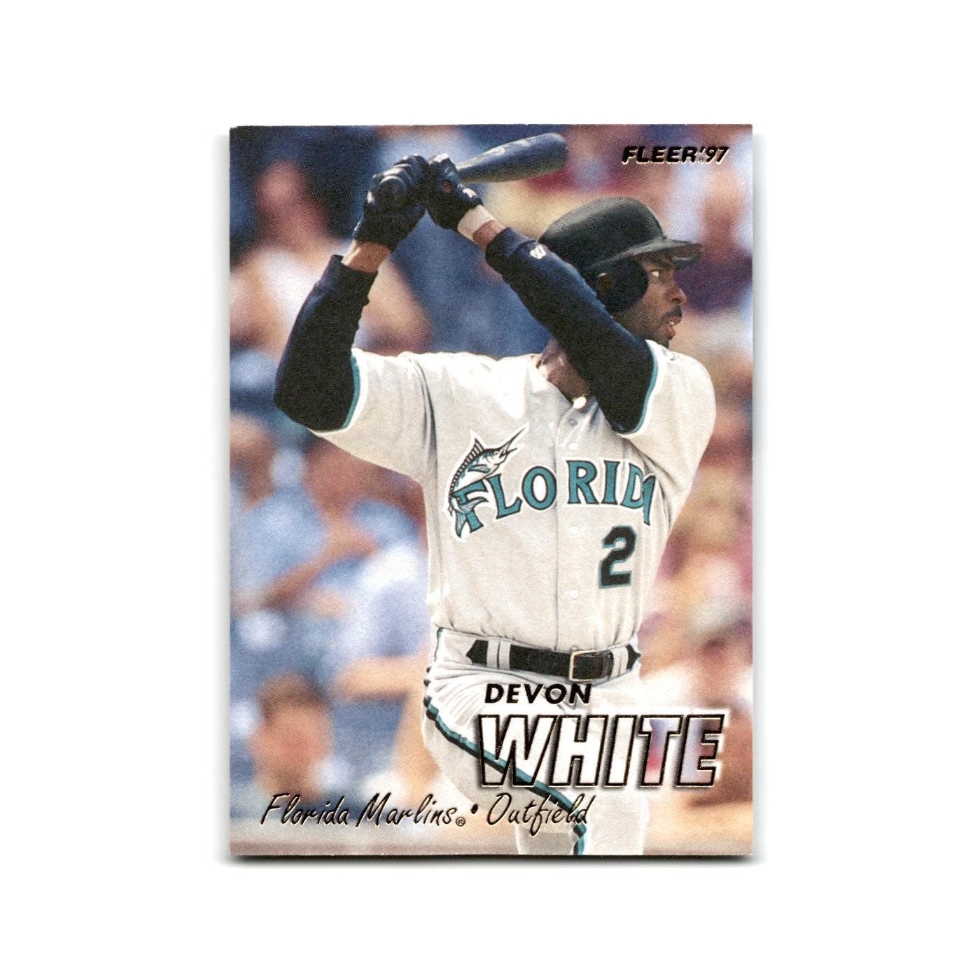 Devon White 1997 Fleer #337 Florida Marlins Baseball Card NM