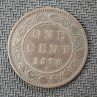Photo of a 1876 Canada Large Cent from an eBay listing that sold on Jul 20, 2026