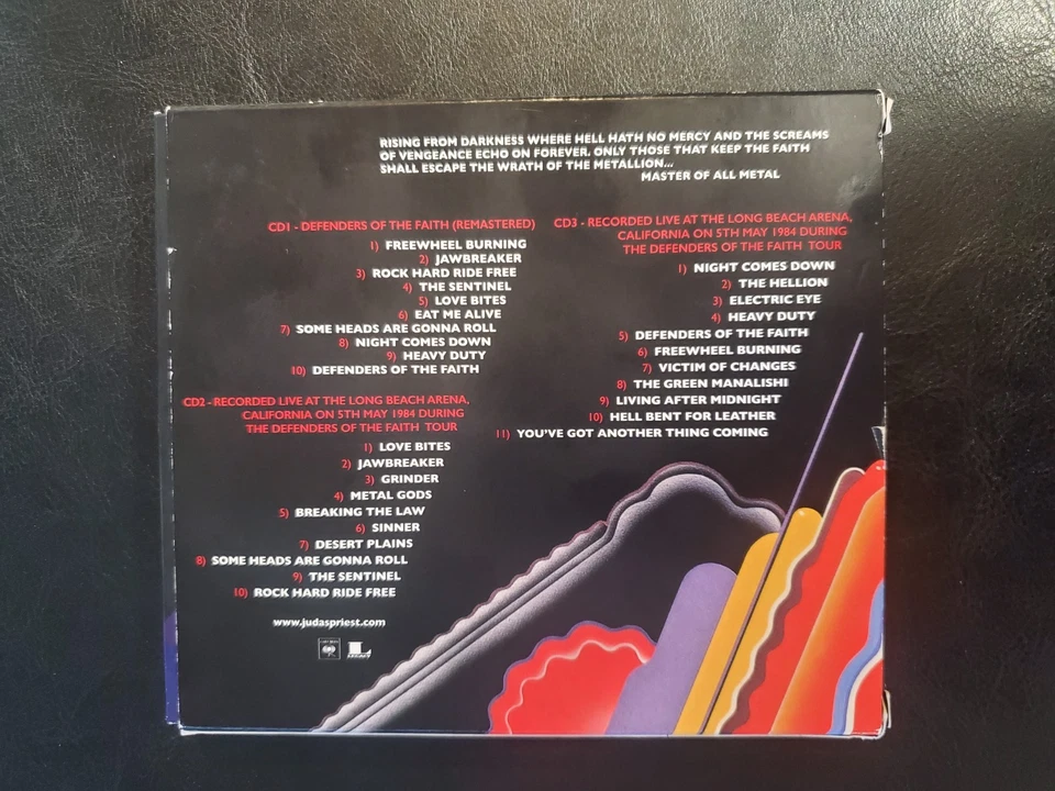 Judas Priest 3CD [COMPLETE] Defenders of the Faith 30th Anni. Deluxe Ed./ - Image 2 of 4
