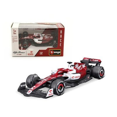 Bburago Licensed 1:43 Race F1 Alfa Romeo C42 #24 Zhou 2022 Diecast Model Car