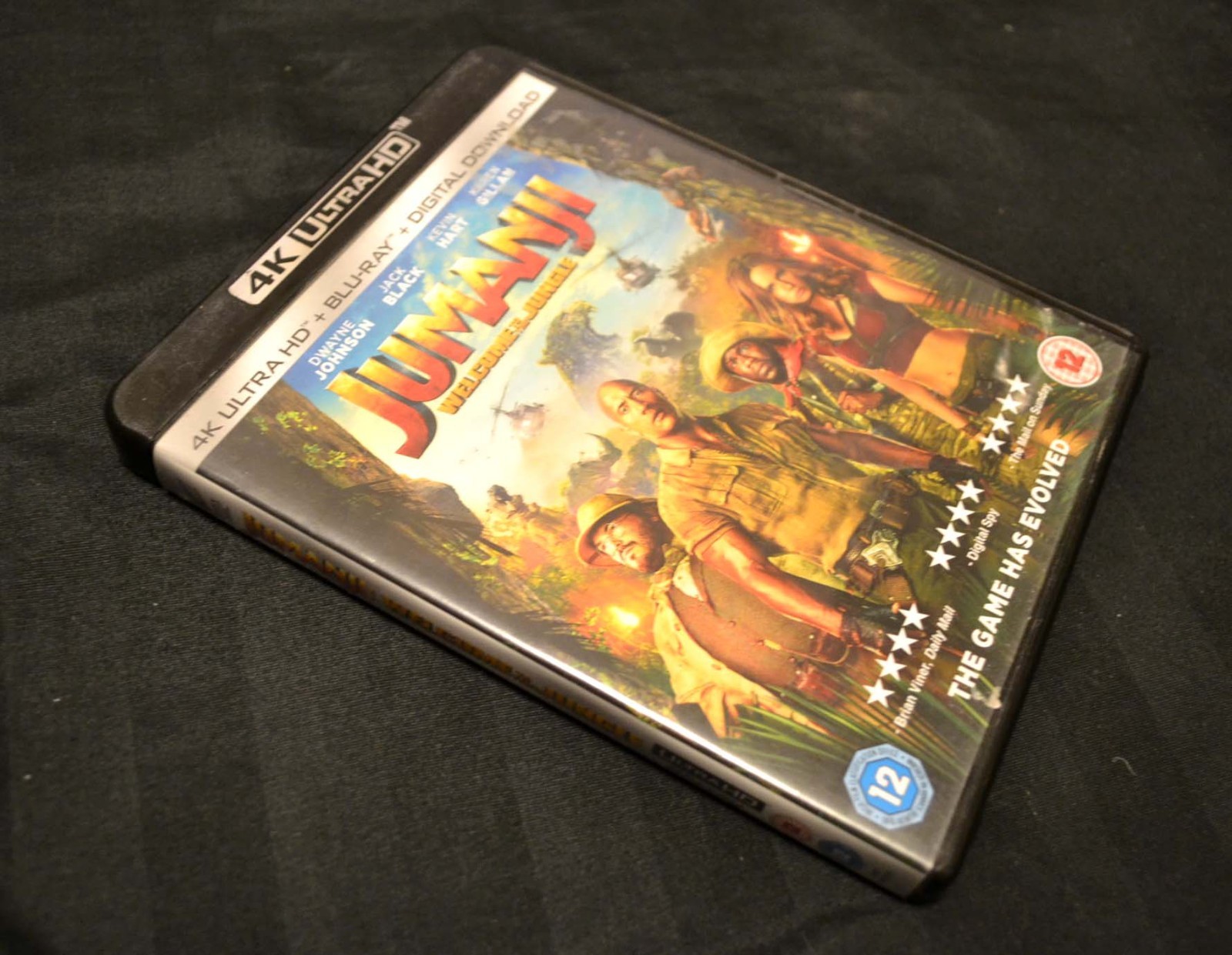 4K Blu Ray Movie Jumanji Welcome to the Jungle 2018