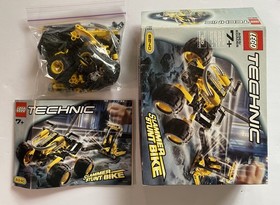LEGO TECHNIC: Slammer Stunt Bike (8240).  100% complete, with directions and box