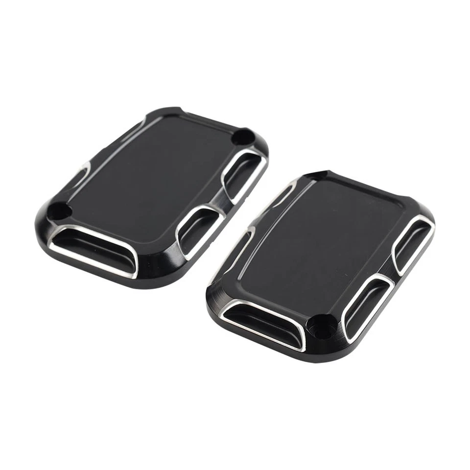 2x Front Brake Master Cylinder Covers For Harley Street Glide Road King V-Rod - Изображение 3 из 4