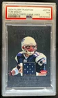 2004 Fleer Tradition Tom Brady Gridiron Tributes Game Used Jersey #GT-TB PSA 7