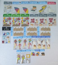 Set of 33 Jolee's Boutique Beach Summer Stickers Umbrella Sandcastle Kites Lot