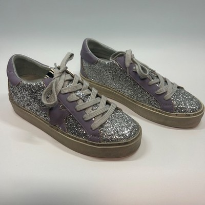 ShuShop Pixie Seakers Lilac/Glitter Lace Up Casual Streetwear