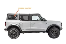 Fit 2021-2025 Ford Bronco 4 Door Passenger Right Side Quarter Window Glass