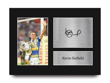 Kevin Sinfield Leeds Rhinos Gifts Framed Autograph Photo Print for Rugby Fans