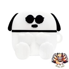 NEW Gourmandies PEANUTS AirPods 3rd Generation Silicone Case Joe Cool White