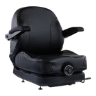 Zero-Turn Black Mower Seat Compatible w/Exmark Equipment - 116-8912