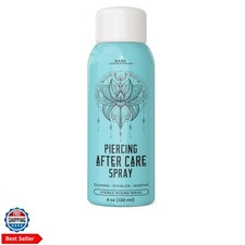 Piercing Aftercare Spray 4oz Saline Spray for Piercings Ear Piercing Clea...