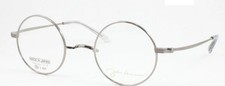 John Lennon JL-1143-2 Titanium Round Eyeglasses Frame Silver Gray Made in Japan