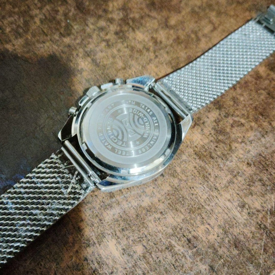 Reloj Breitling Technos T4146 Cronógrafo Estilo Superocéano Nuevo Correa Batería #0955 Foto 2 de 4