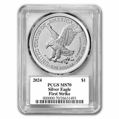 2024 American Silver Eagle MS-70 PCGS (FirstStrike®, Black Label