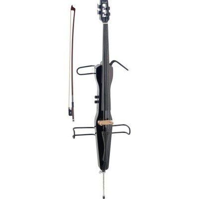 STAGG ECL 4/4 BK Cello mit Tasche Schwarz | Neu