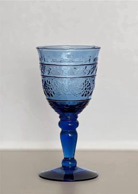 Mikasa TENDER LEAVES BLUE Weinglas Wein Pokal Groß H 17,3 cm