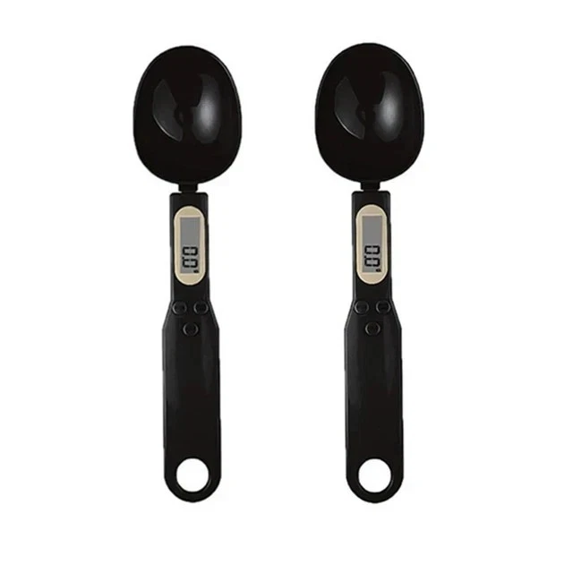 2x Digital Electronic Kitchen Measuring Food Weighing Spoon Scale LCD NO BATTERY