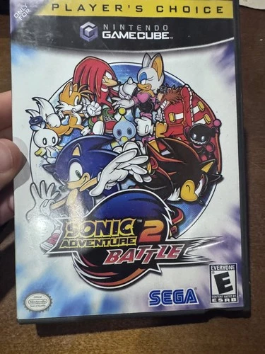 Sonic Adventure 2 Battle Nintendo GameCube Black Label CIB With Manual Pristine