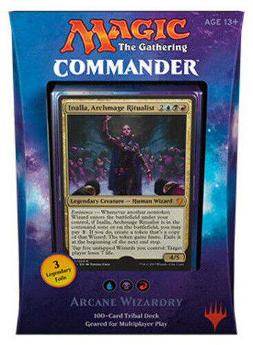 1-x-MTG-Commander-2017-Arcane-Wizardry-Preconstructed-Decks-Brand-New