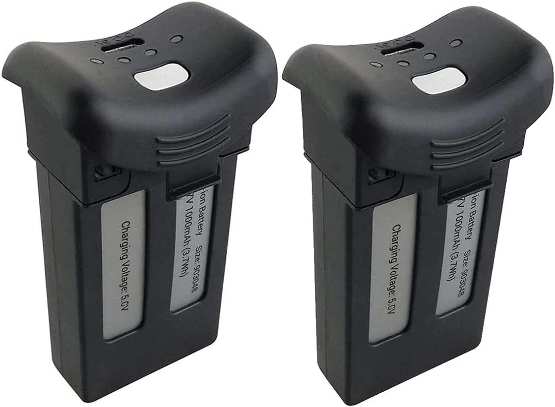 2PCS 3.7V 1000Mah Lithium Battery for SJRC S20W T25 Four Axis