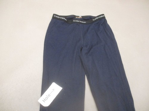 ICEBREAKER Merino 200 Size 12Y Girl Blue Merino Wool Pull On Baselayer Pants 955 - Picture 6 of 12