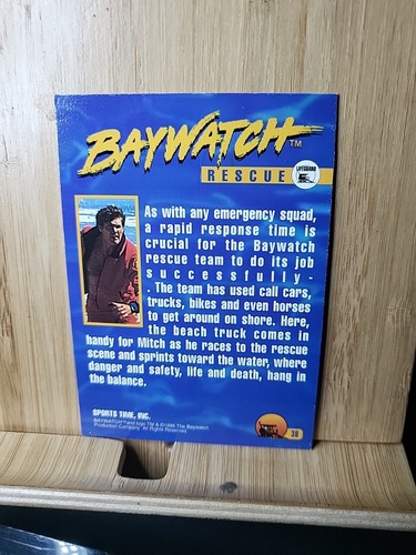 Baywatch 1995๐ Sports Time Inc. Base Card #38 ๐FREE POST - Picture 2 of 2