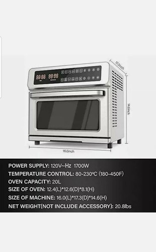 iconites air fryer dehydrator