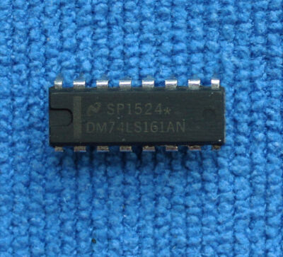 50pcs DM74LS161AN Synchronous 4-Bit Binary Counters DIP-16 #E6*