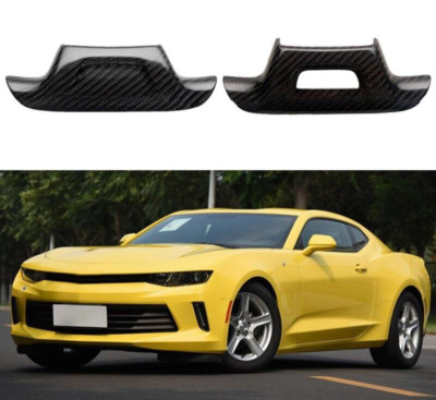 Fits 2014-20 Chevrolet Camaro Real Carbon Fiber Steering Wheel Cover No Hole 