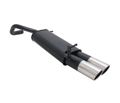 NOVUS REAR SILENCER VN697 for VW POLO 9N 9N3 1.2 1.4 2X90MM